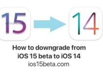 How to get back to iOS 14 from iOS 15 beta