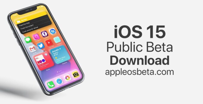 How to download iOS 15 Public Beta