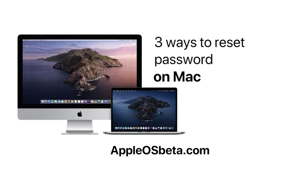 3 ways to reset password on Mac