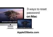 3 ways to reset password on Mac