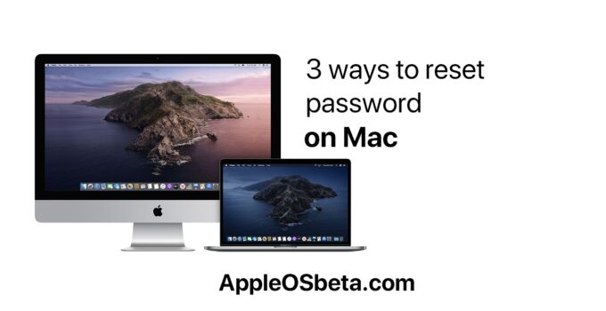 3 ways to reset password on Mac