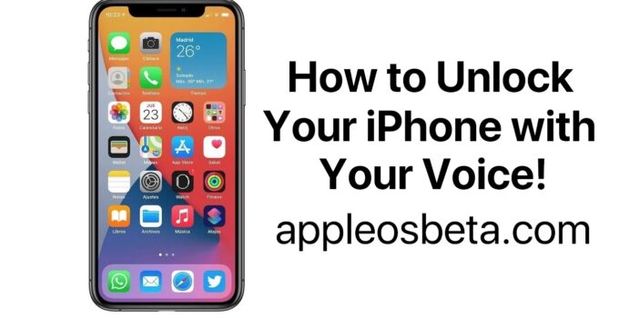 How to Unlock Your iPhone with Your Voice!