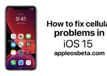 How to fix cellular problems in iOS 15
