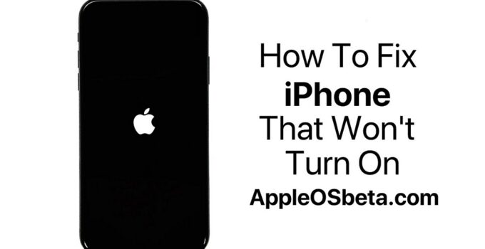 iPhone Won’t Turn On, This Must Be Done