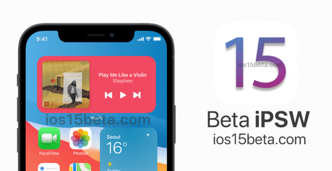 iOS 15 Beta Download Direct Links (IPSW)