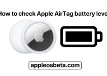 How to check Apple AirTag battery level