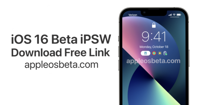 iOS 16 Beta iPSW Download Links