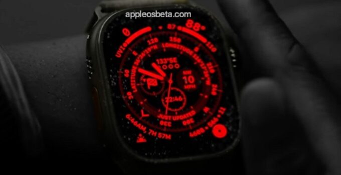 Apple Watch Ultra, how to activate night mode?