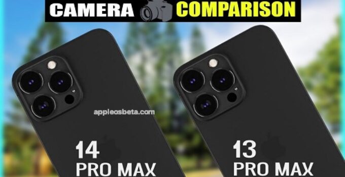 Comparison of iPhone 14 Pro Max and iPhone 13 Pro Max cameras