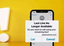 iPhone, how to fix the error The last used line is no longer available?