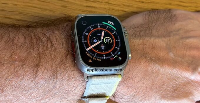 Apple Watch Ultra never turns off