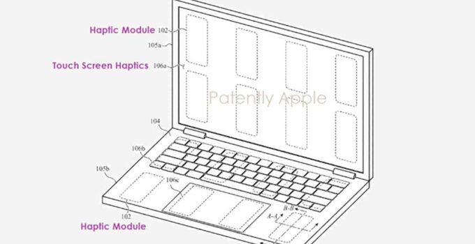 Apple patents MacBook screen with touch and response