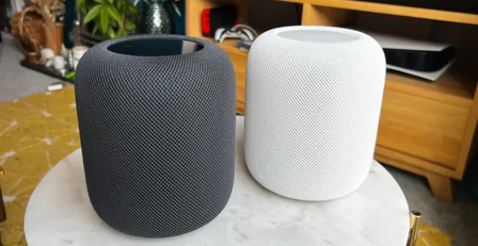 Apple Advances HomePod Development with Curved Screen and Enhanced Features for 2024 Release