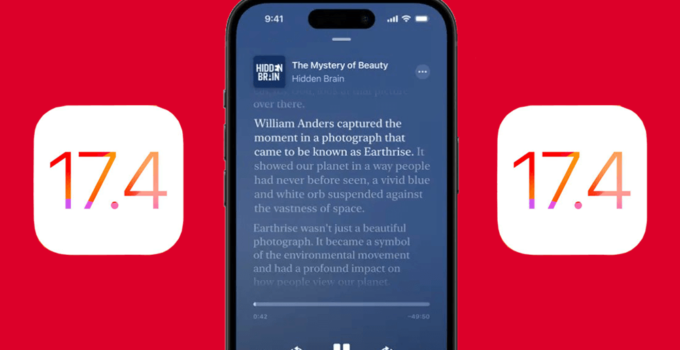 Apple Revolutionizes Podcast Accessibility with Transcription Feature in iOS 17.4 Update